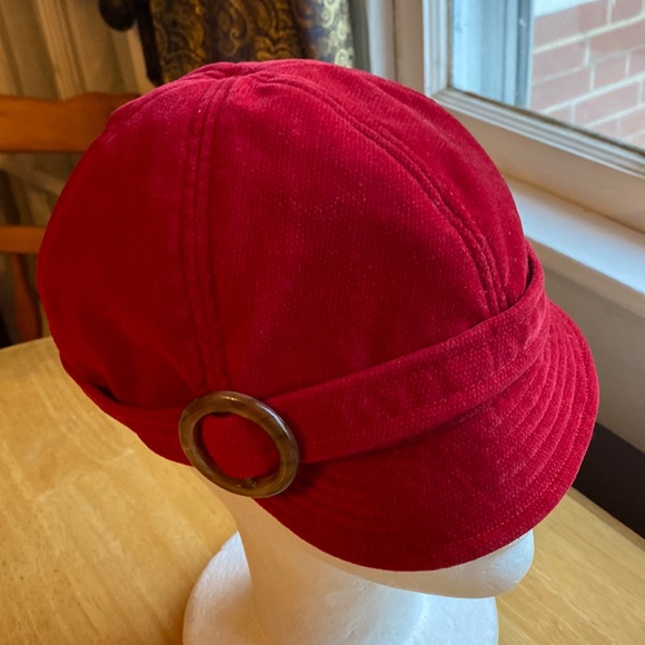 Scala Gatsby style red hat pre-owned condition - Picture 1 of 9